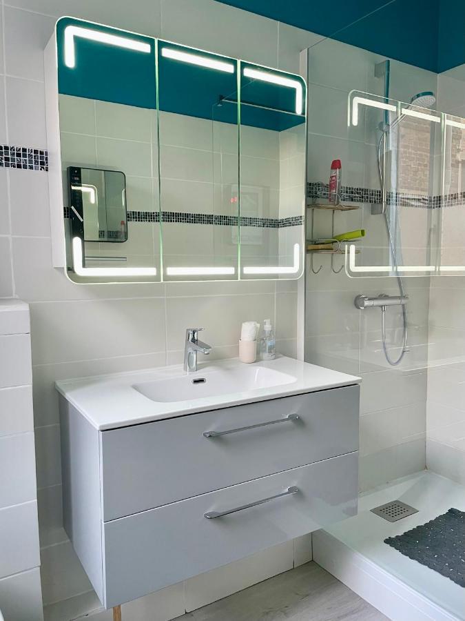 La Bateliere, Appartement Mer Avec Patio Prive Mers-les-Bains Kültér fotó